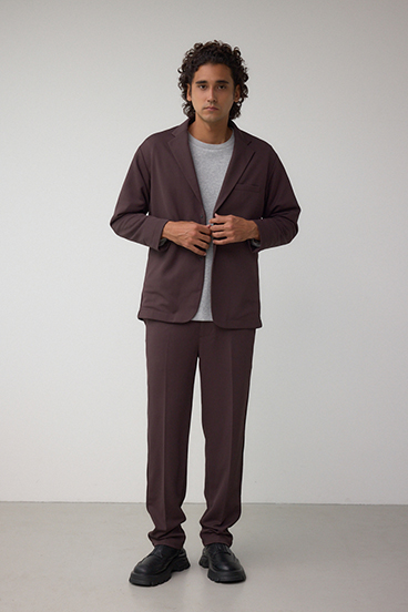 メランジツイルテーラードジャケット 詳細画像