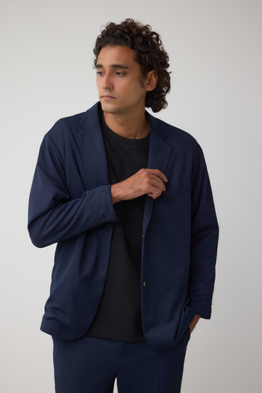 メランジツイルテーラードジャケット 詳細画像