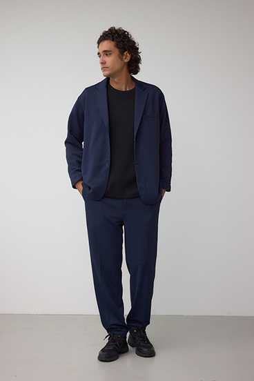 メランジツイルテーラードジャケット 詳細画像