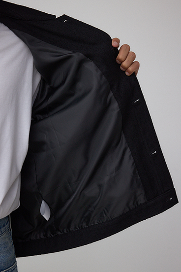 ネップ入りシャツブルゾン 詳細画像