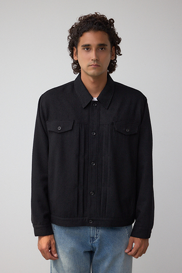 ネップ入りシャツブルゾン 詳細画像