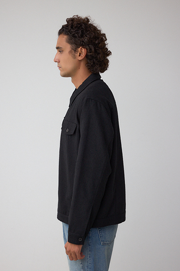 ネップ入りシャツブルゾン 詳細画像