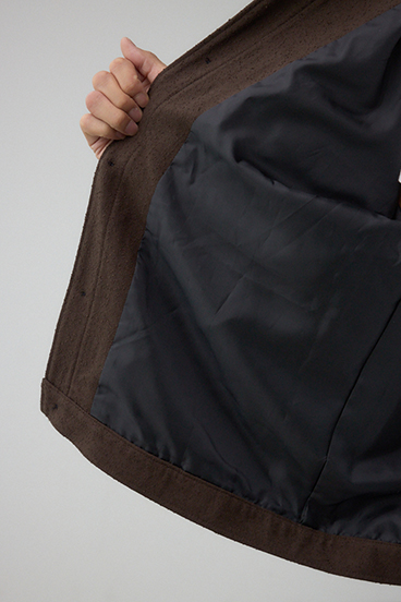 ネップ入りシャツブルゾン 詳細画像