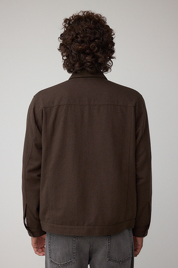 ネップ入りシャツブルゾン 詳細画像