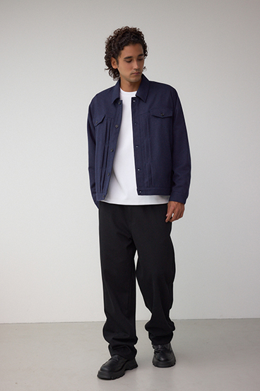 ネップ入りシャツブルゾン 詳細画像