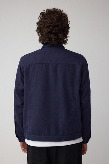 ネップ入りシャツブルゾン 詳細画像