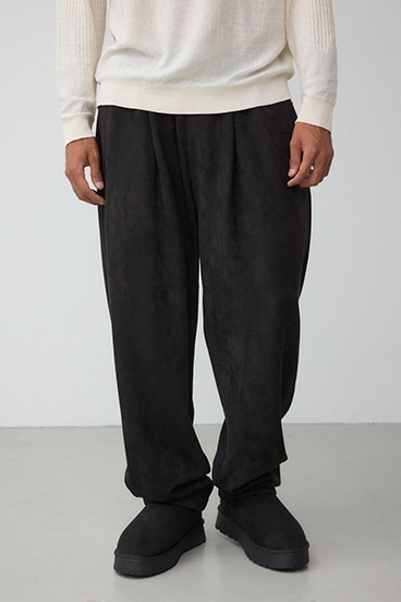 フェイクスエードタックパンツ 詳細画像