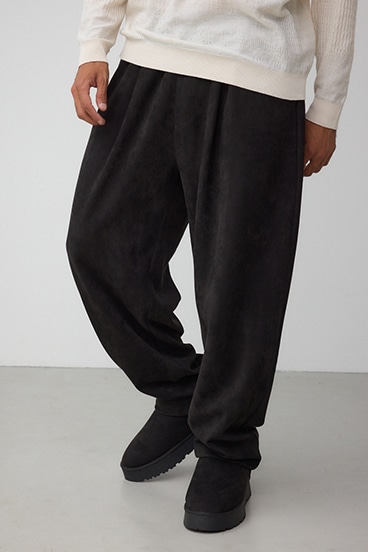 フェイクスエードタックパンツ 詳細画像