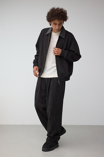 フェイクスエードタックパンツ 詳細画像