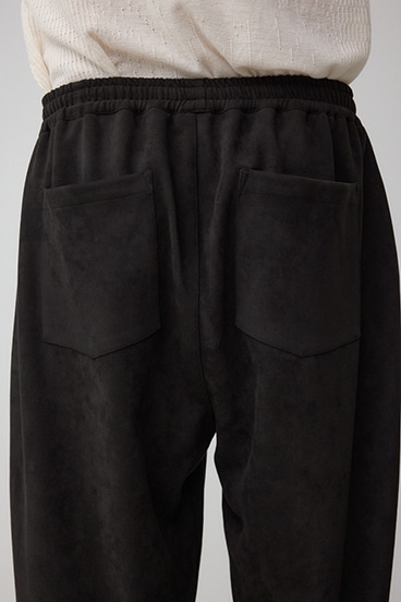 フェイクスエードタックパンツ 詳細画像