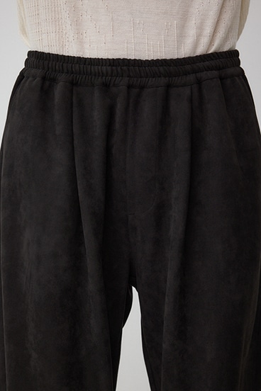 フェイクスエードタックパンツ 詳細画像