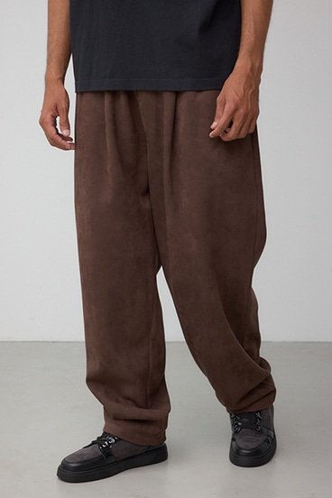 フェイクスエードタックパンツ 詳細画像