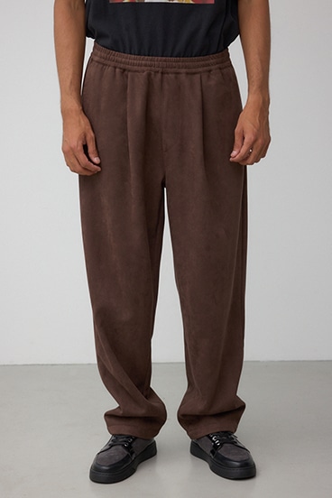 フェイクスエードタックパンツ 詳細画像