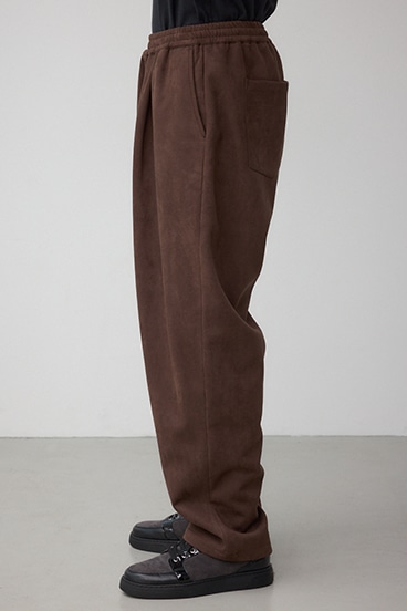 フェイクスエードタックパンツ 詳細画像