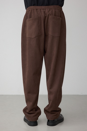 フェイクスエードタックパンツ 詳細画像