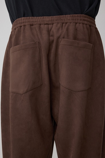 フェイクスエードタックパンツ 詳細画像