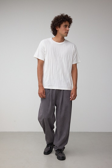 フェイクスエードタックパンツ 詳細画像