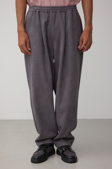 フェイクスエードタックパンツ 詳細画像