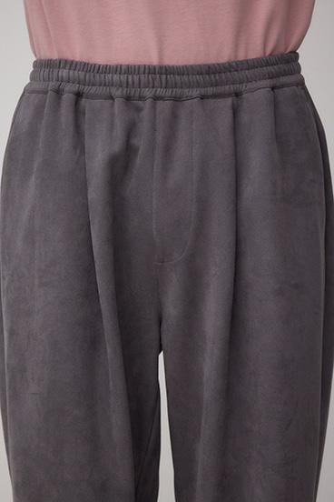 フェイクスエードタックパンツ 詳細画像