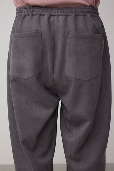 フェイクスエードタックパンツ 詳細画像