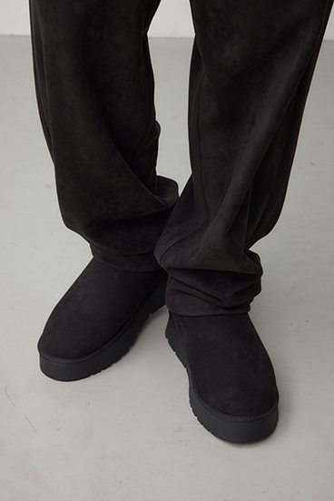 フェイクムートンショートブーツ