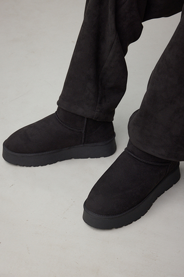 フェイクムートンショートブーツ 詳細画像