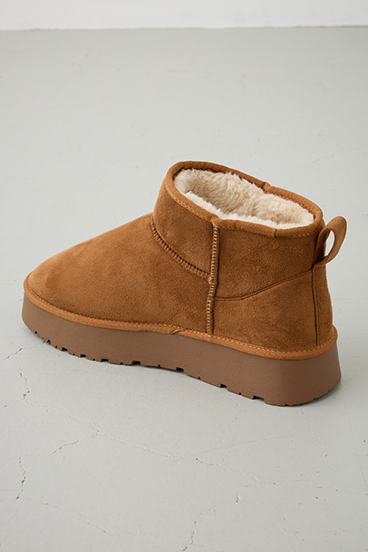 フェイクムートンショートブーツ 詳細画像