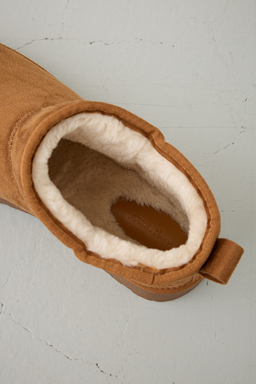 フェイクムートンショートブーツ 詳細画像