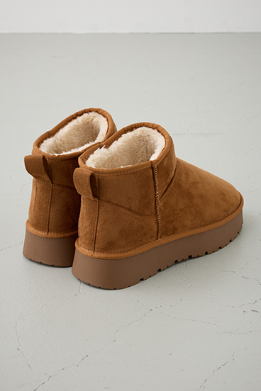フェイクムートンショートブーツ 詳細画像
