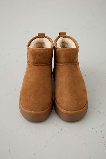 フェイクムートンショートブーツ 詳細画像