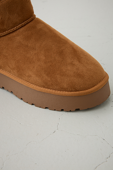 フェイクムートンショートブーツ 詳細画像