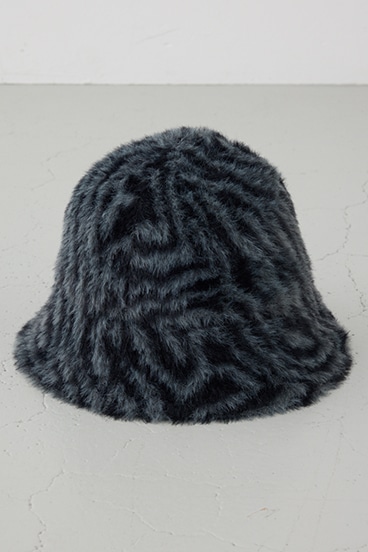 ゼブラ柄シャギーバケハ 詳細画像