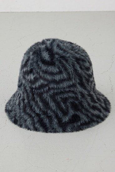 ゼブラ柄シャギーバケハ 詳細画像