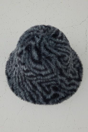 ゼブラ柄シャギーバケハ 詳細画像