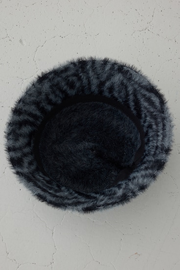 ゼブラ柄シャギーバケハ 詳細画像