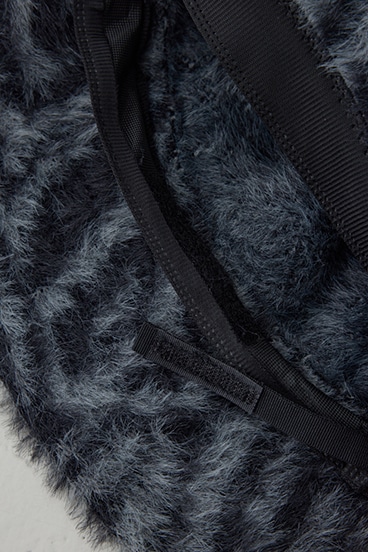 ゼブラ柄シャギーバケハ 詳細画像