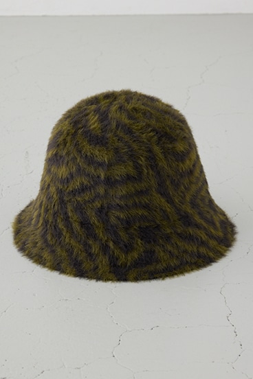 ゼブラ柄シャギーバケハ 詳細画像