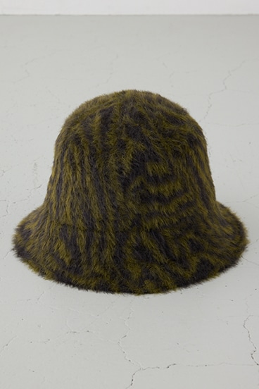 ゼブラ柄シャギーバケハ 詳細画像