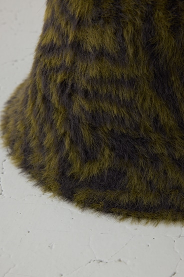 ゼブラ柄シャギーバケハ 詳細画像