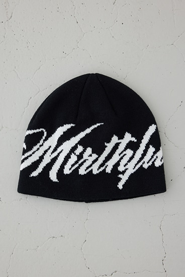 LOGOデザインニット帽 詳細画像