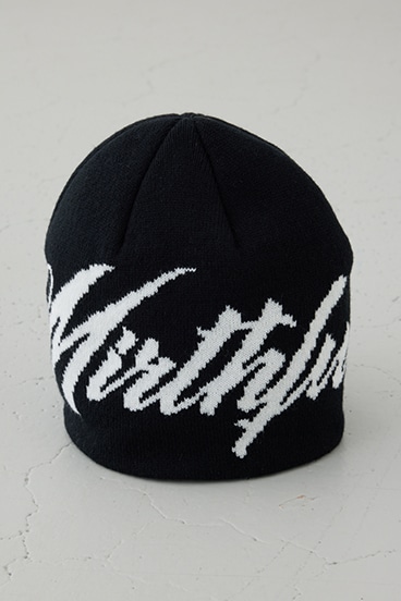 LOGOデザインニット帽 詳細画像