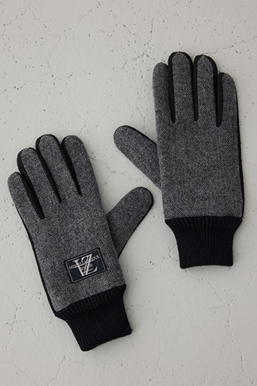 裏ボア手袋 詳細画像