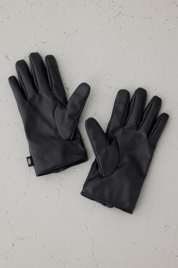 フェイクレザー手袋 詳細画像