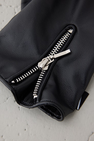 フェイクレザー手袋 詳細画像