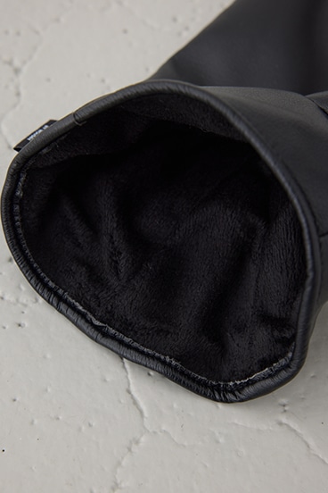 フェイクレザー手袋 詳細画像