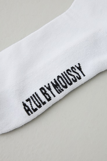 1ポイント刺繍ロングソックス 詳細画像