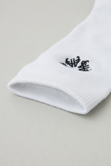 1ポイント刺繍ロングソックス 詳細画像