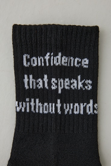 メッセージミドルソックス 詳細画像