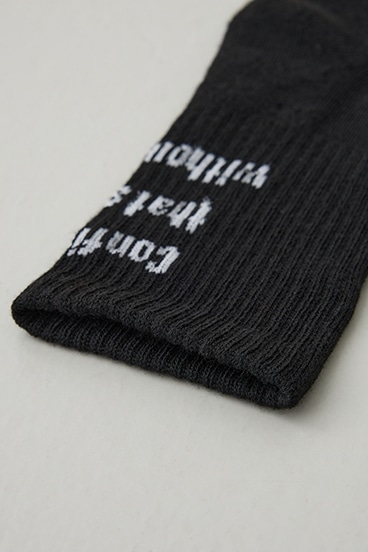 メッセージミドルソックス 詳細画像