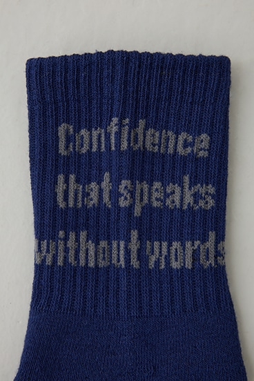 メッセージミドルソックス 詳細画像